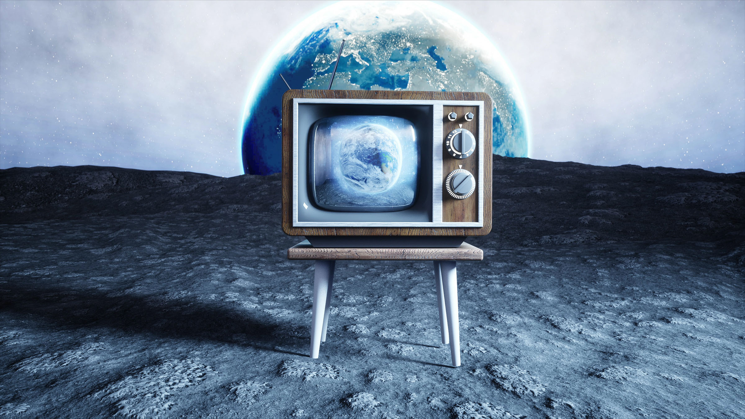 Moon and TV