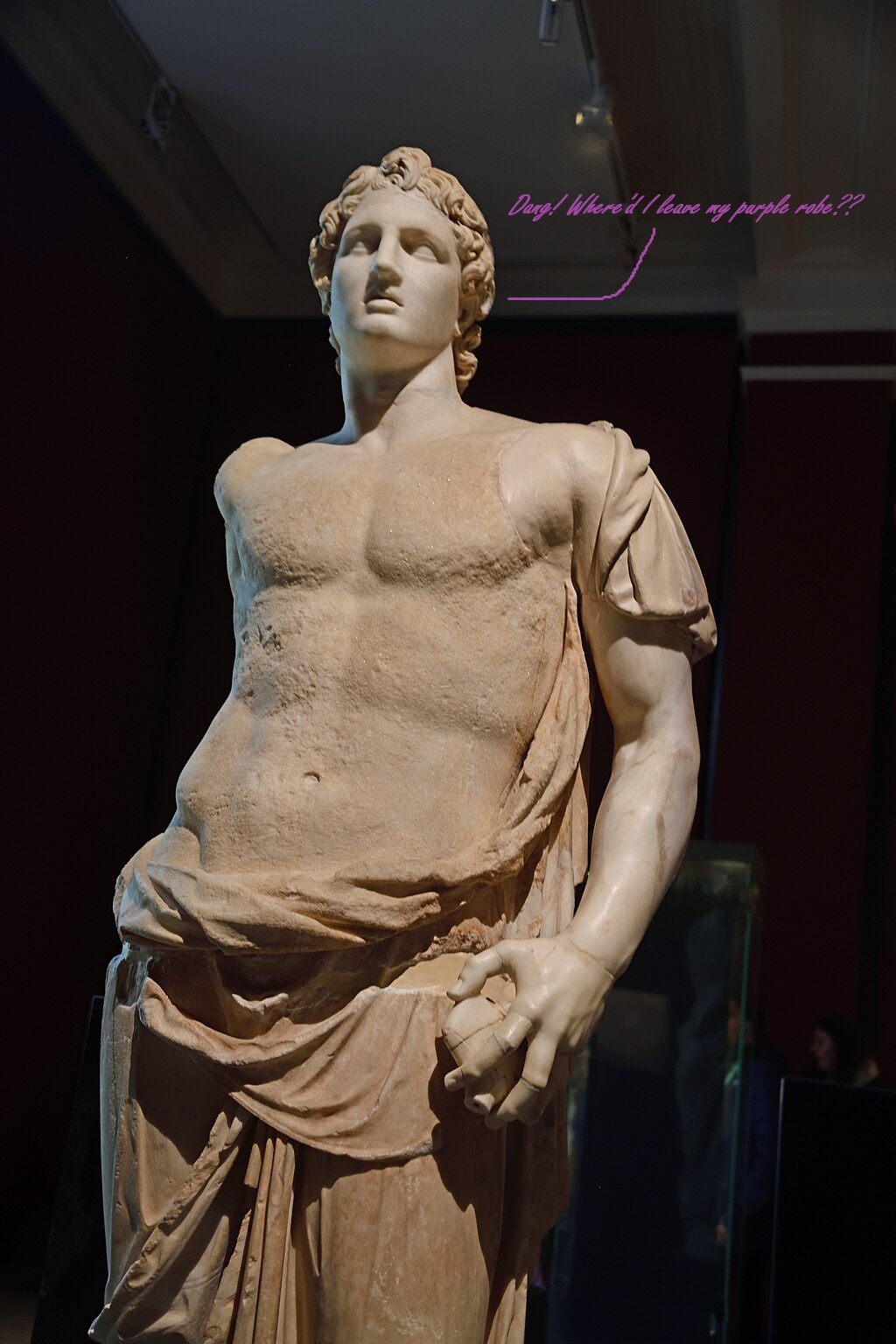 Istanbul Archaeology Museum Statue of Alexander the Great Mid 3rd C BCE Magnesia ad Sipylum 3631
